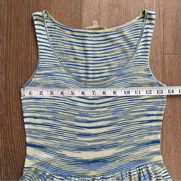 Gianni Bini Silk Blend Dress Midi Tiered Ruffle Hem - Picture 10 of 11